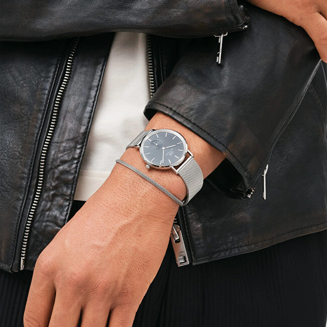 Daniel Wellington Módní ocelový náramek Mesh Perfect Pair DW0040069