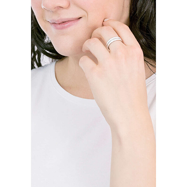 Daniel Wellington Módní ocelový prsten Emalie DW004000