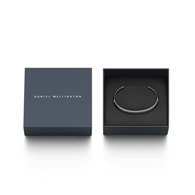 Daniel Wellington Módní pevný antracitový náramek Classic DW0040000