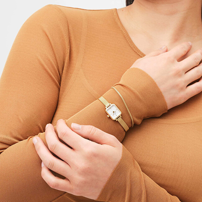 Daniel Wellington Módní pozlacený náramek z oceli Evergold Perfect Pair DW0040067