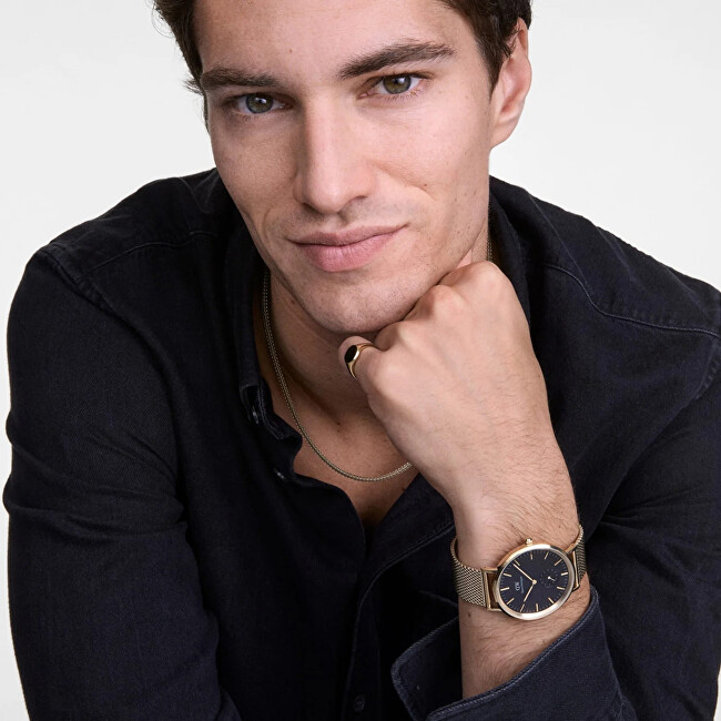Daniel Wellington Nadčasový bronzový řetízek Tide Mesh DW00401097