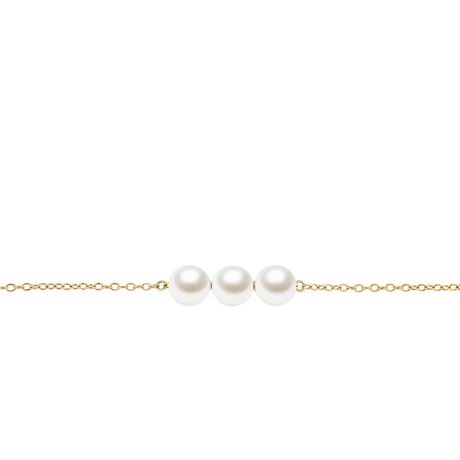 Daniel Wellington Nadčasový náramok so Swarovski perlami Pearl Trio DW00402104