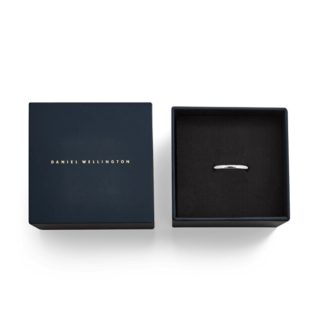 Daniel Wellington Minimalistický unisex prsten z oceli Arch DW0040189