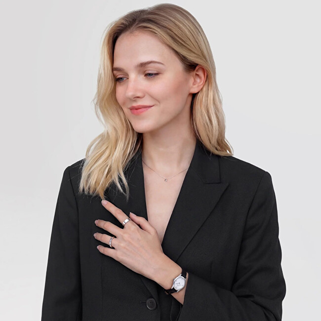 Daniel Wellington Nadčasový unisex prsten z oceli Line DW0040182 50 mm