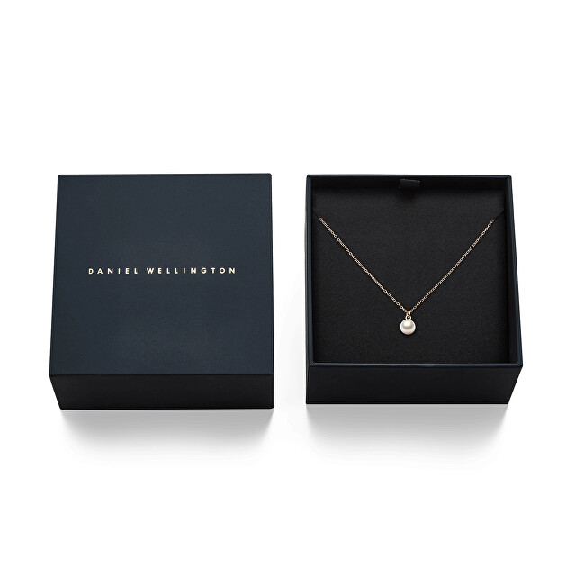 Daniel Wellington Nádherný náhrdelník s perlou Swarovski Pearl DW00401959