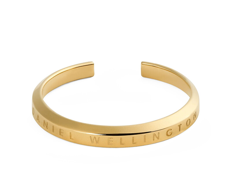 Daniel Wellington Nastavitelný pozlacený prsten z oceli Classic DW00402015 50 mm