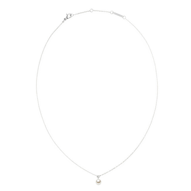 Daniel Wellington Ocelový náhrdelník s perlou Swarovski Pearl DW00401957