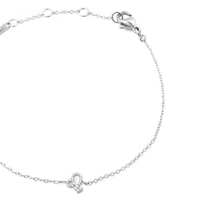 Daniel Wellington Ocelový řetízkový náramek znamení Lev Crystal Zodiac DW00400935