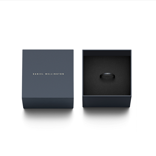 Daniel Wellington Originální černý prsten Classic DW00400