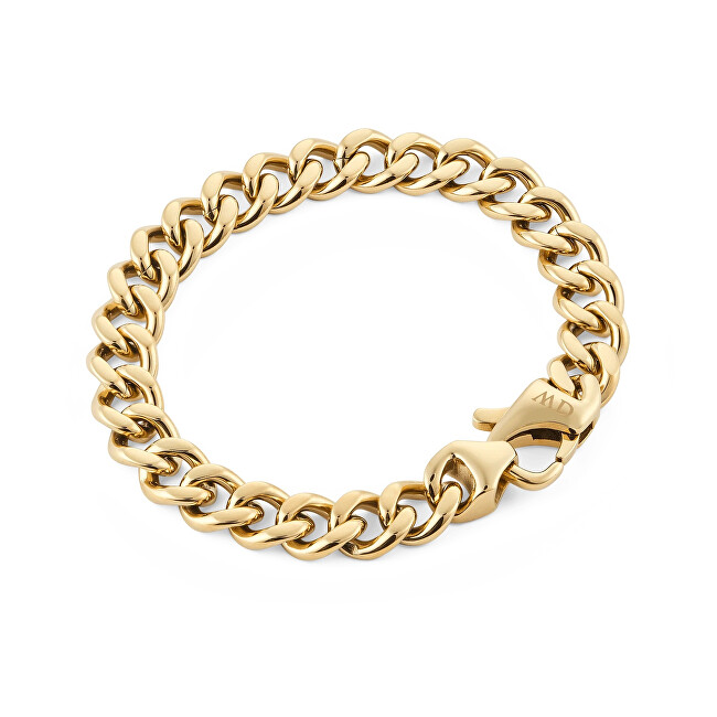 Daniel Wellington Pánský pozlacený náramek Ellipse Cuban Chain DW0040166