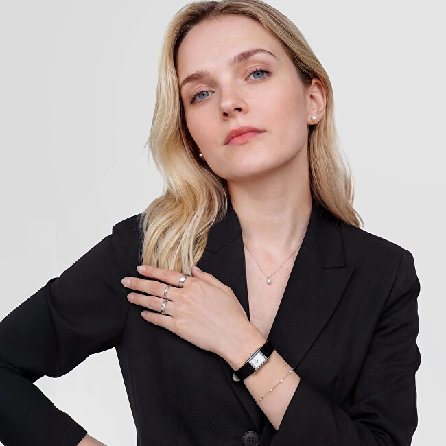 Daniel Wellington Peckové náušnice s perlou Swarovski Pearl DW00401954