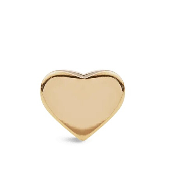 Daniel Wellington Pozlacená single náušnice Srdíčko DW00400867