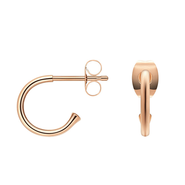 Daniel Wellington Pozlacené kruhové náušnice Charms DW00400767
