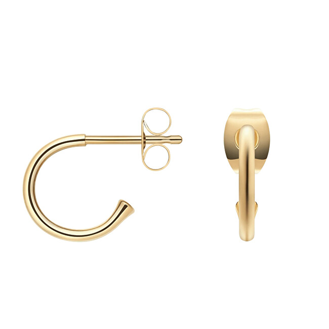 Daniel Wellington Pozlacené kruhové náušnice Charms DW00400768