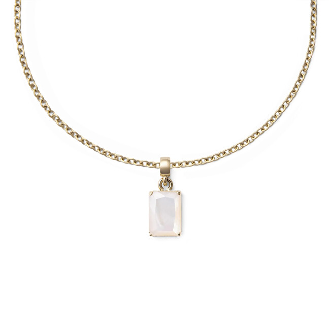 Daniel Wellington Překrásný pozlacený přívěsek s perletí Mother of Pearl DW00401467