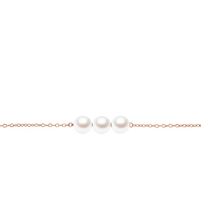 Daniel Wellington Pôvabný náramok so Swarovski perlami Pearl Trio DW00402105