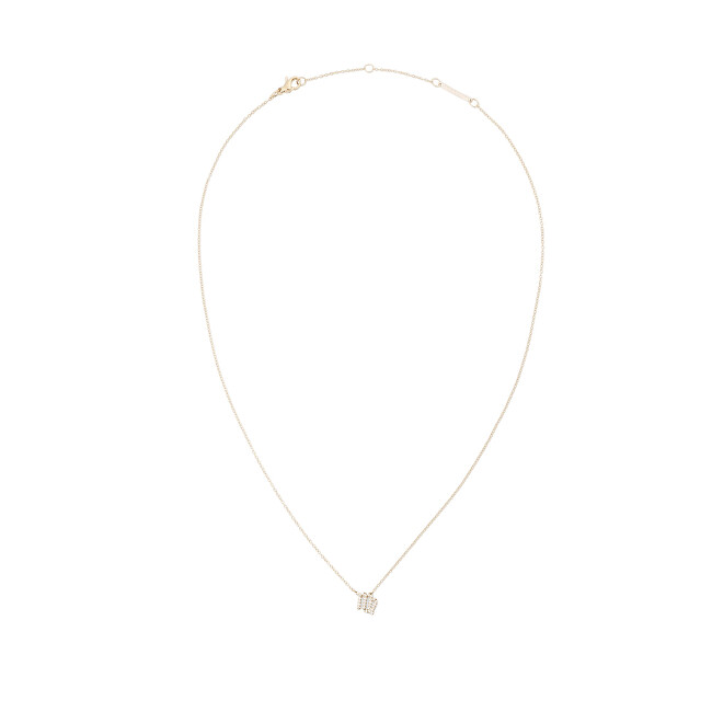 Daniel Wellington Půvabný pozlacený náhrdelník znamení Panna Crystal Zodiac DW00400924