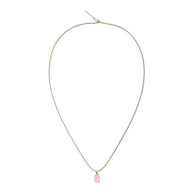 Daniel Wellington Půvabný pozlacený přívěsek s růženínem Charms DW00401459