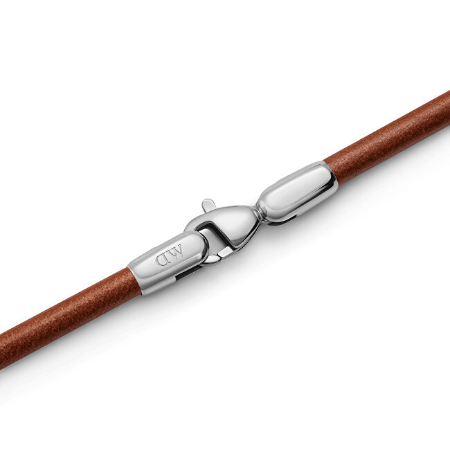 Daniel Wellington Slušivý hnědý kožený náramek St Mawes Perfect Pair DW0040071