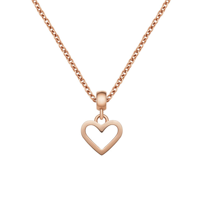 Daniel Wellington Srdíčkový přívěsek z pozlacené oceli Charms DW00400428