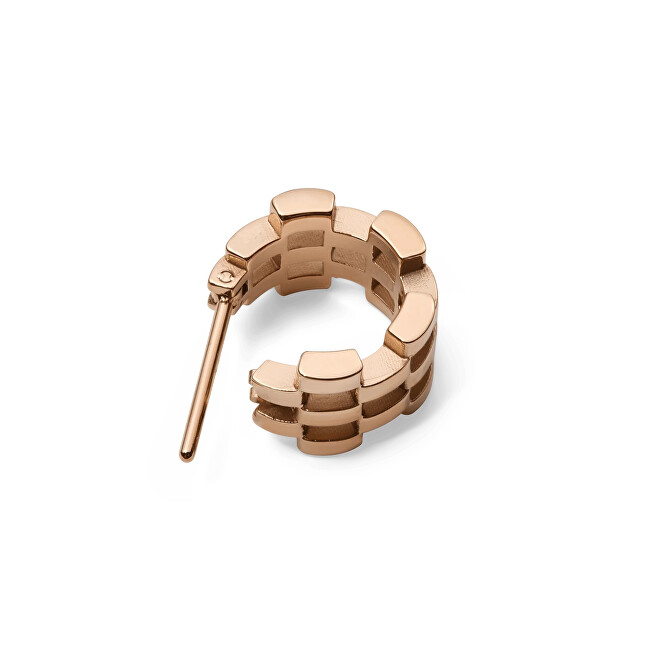 Daniel Wellington Stylové bronzové náušnice 5-Link DW00400960
