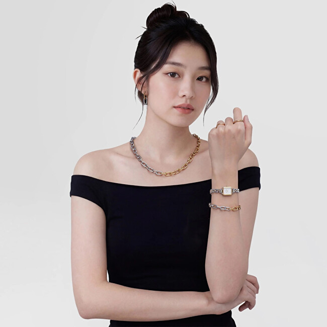 Daniel Wellington Výrazný bicolor náhrdelník Contrast Link DW00401977