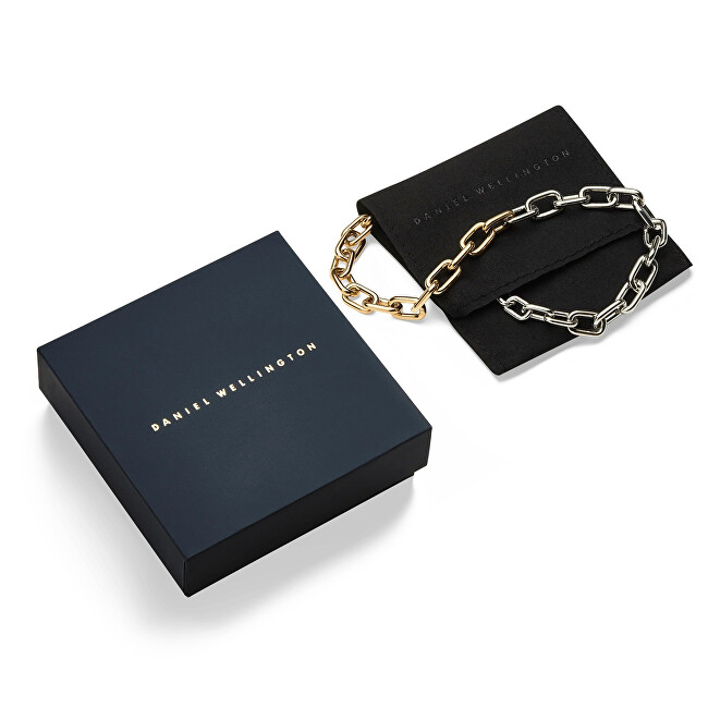 Daniel Wellington Výrazný bicolor náhrdelník Contrast Link DW00401977