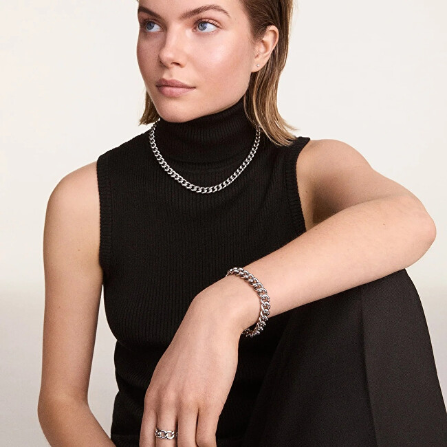 Daniel Wellington Výrazný ocelový náramek pro ženy Chunky Chain DW00400849