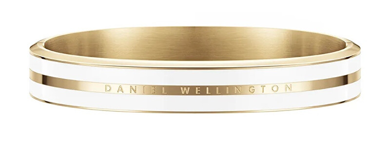 Daniel Wellington Elegantní pevný pozlacený náramek Emalie Infinite DW0040029