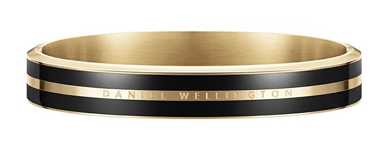 Daniel Wellington Elegantní pevný pozlacený náramek Emalie Infinite DW0040030