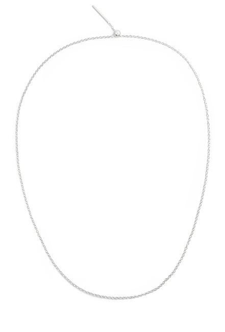 Daniel Wellington Jemný stříbrný řetízek Rolo Charms DW00401046
