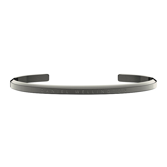 Daniel Wellington Módní pevný antracitový náramek Classic DW0040000
