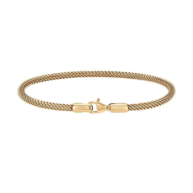 Daniel Wellington Módní pozlacený náramek z oceli Mesh Perfect Pair DW0040068