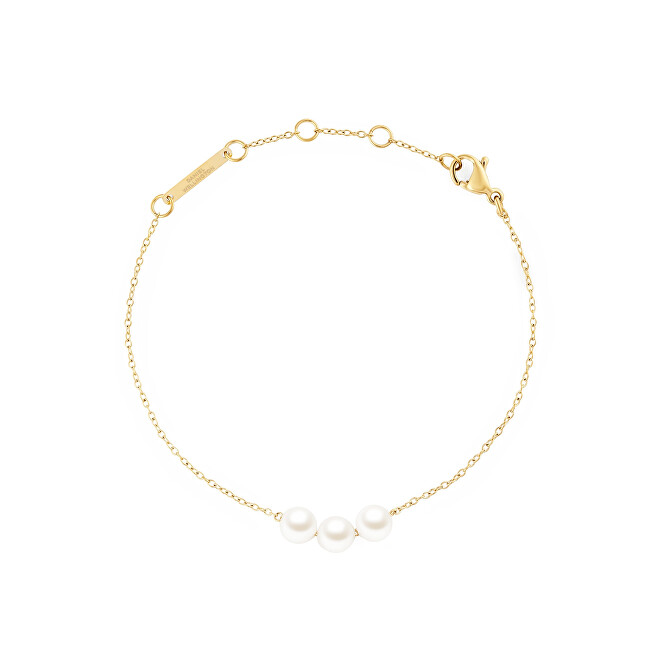 Daniel Wellington Nadčasový náramok so Swarovski perlami Pearl Trio DW00402104