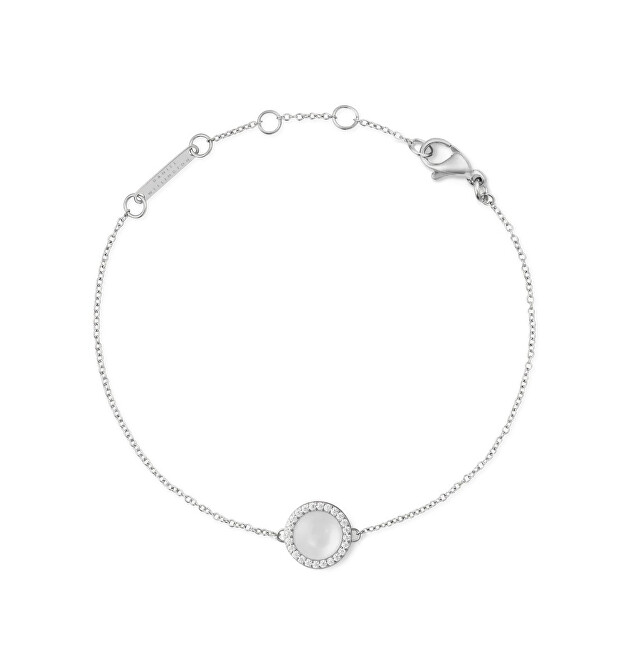 Daniel Wellington Něžný náramek s perletí a krystaly Audrey DW00401435