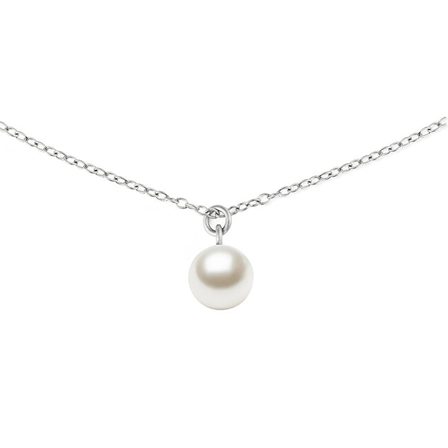 Daniel Wellington Ocelový náhrdelník s perlou Swarovski Pearl DW00401957