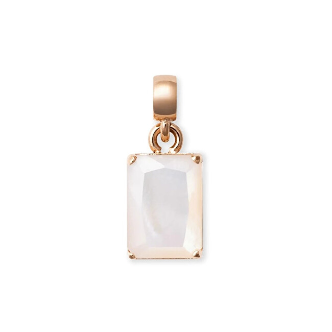 Daniel Wellington Okouzlující bronzový přívěsek s perletí Mother of Pearl DW00401466
