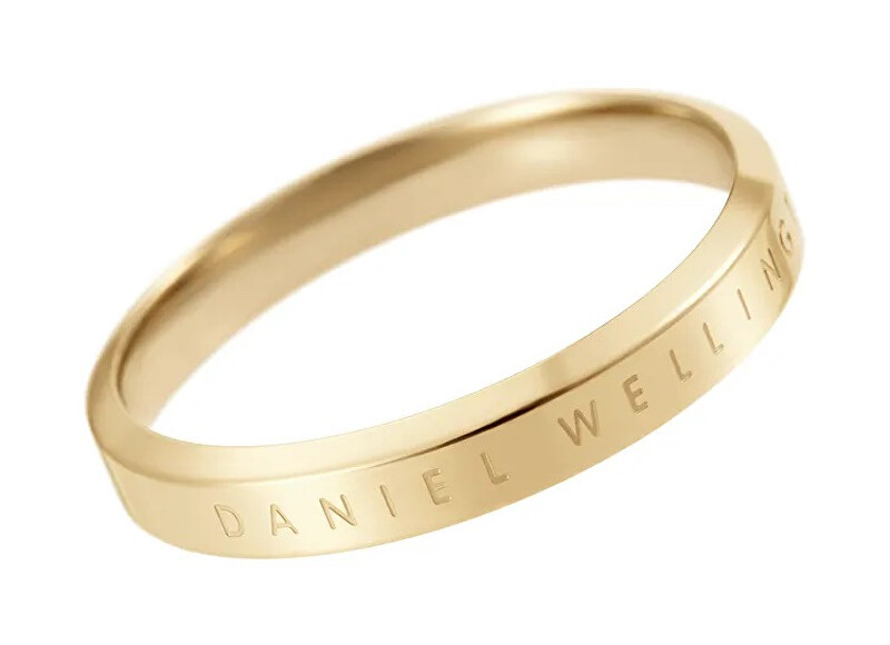 Daniel Wellington Originální pozlacený prsten Classic DW0040007