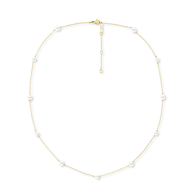 Daniel Wellington Perlový náhrdelník s perlami Swarovski Pearl Step DW00402113