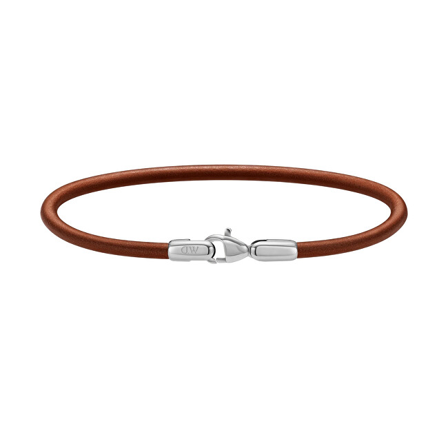Daniel Wellington Slušivý hnědý kožený náramek St Mawes Perfect Pair DW0040071