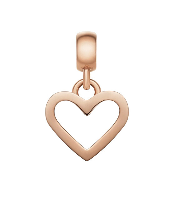 Daniel Wellington Srdíčkový přívěsek z pozlacené oceli Charms DW00400428