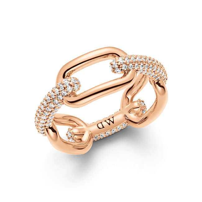 Daniel Wellington Stylový bronzový prsten Crystal Link DW0040057