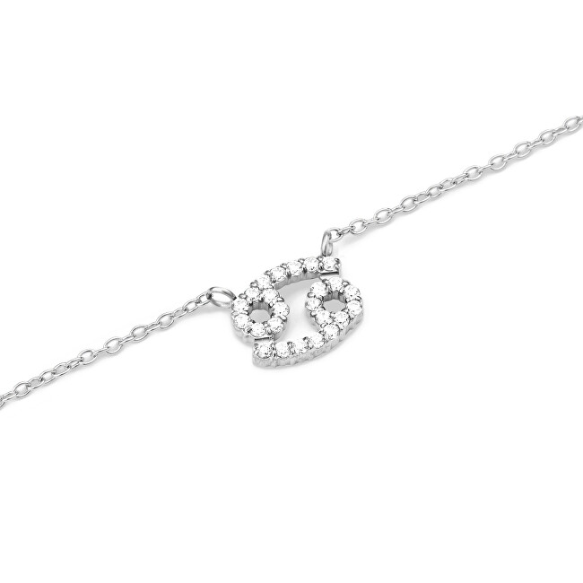 Daniel Wellington Stylový ocelový náhrdelník znamení Rak Crystal Zodiac DW00400946