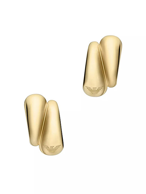 Emporio Armani Designové pozlacené náušnice EGS3339710
