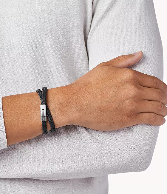 Emporio Armani Dvojitý kožený náramek EGS2176040