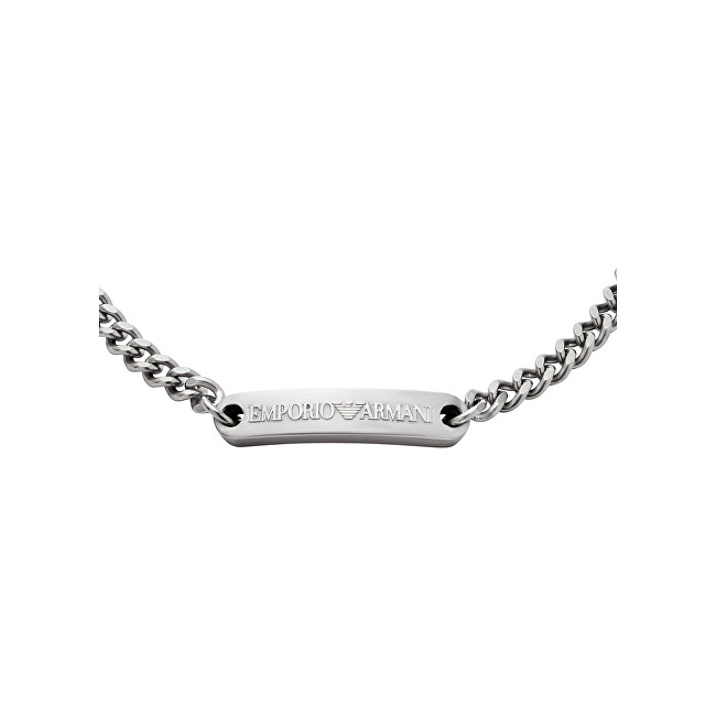 Emporio Armani Elegantní pánský náramek z oceli EGS3189040