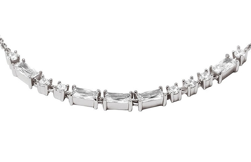 Emporio Armani Elegantní stříbrný náramek pro ženy se zirkony EG3605040