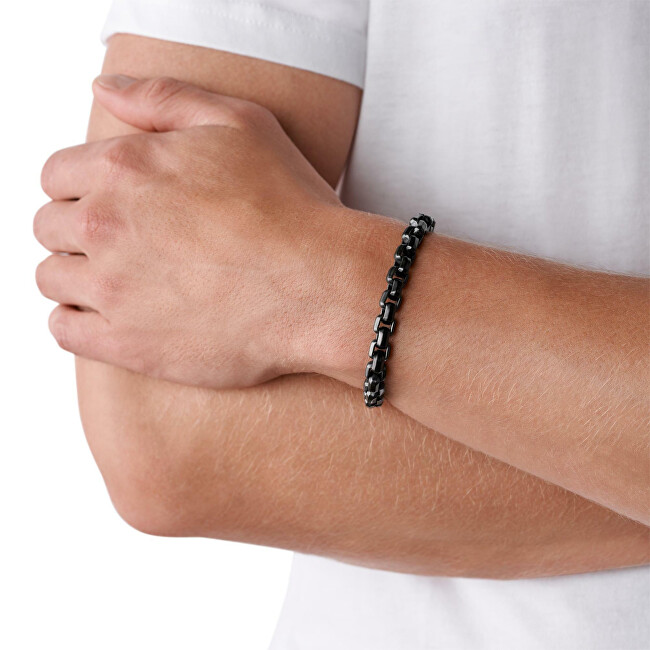 Armani Exchange Moderní ocelový náramek AXG0047001