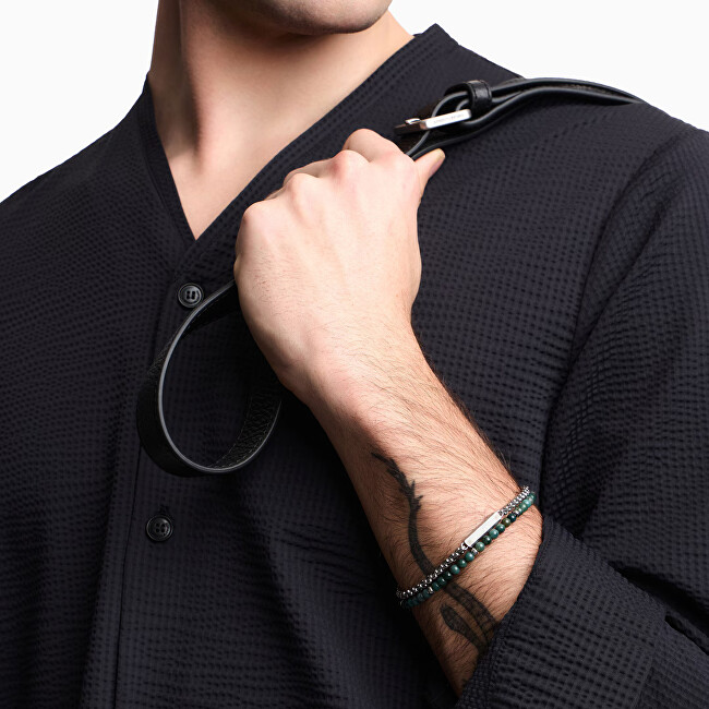 Emporio Armani Moderní dvojitý náramek pro muže EGS3316040