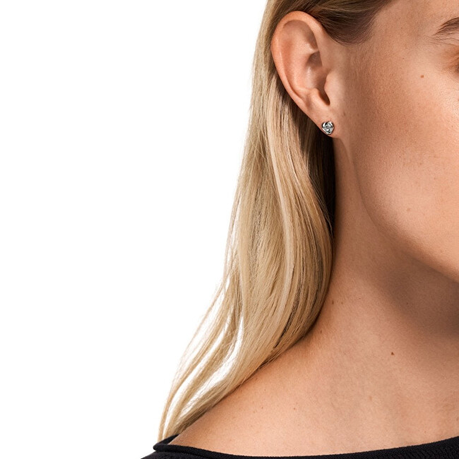 Emporio Armani Něžné stříbrné náušnice pecky EG3645040
